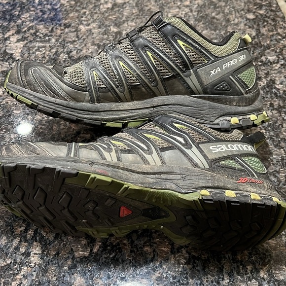 Salomon XA Pro 3D Green 9.5 US - Picture 6 of 8